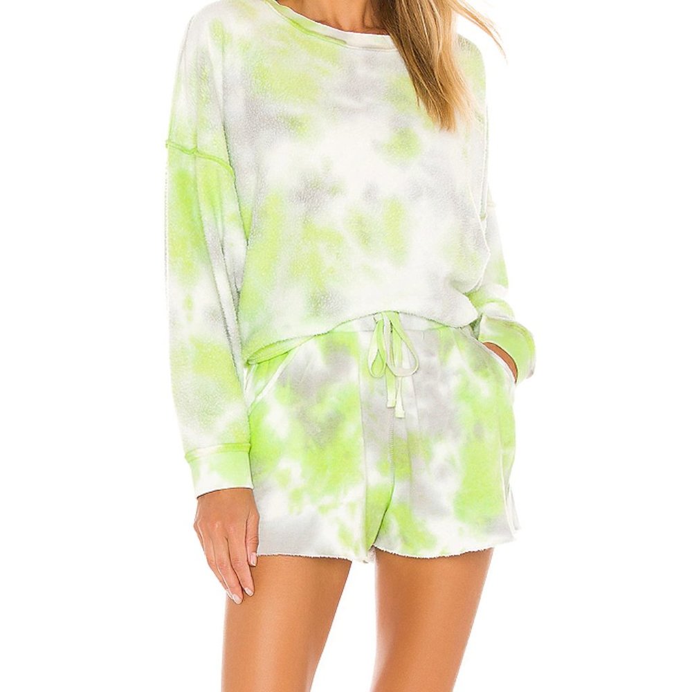Free People Intimately Kelly Washed Tie Dye Shorts - Picture 11 of 11
